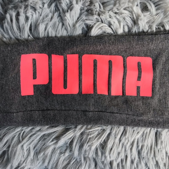 3/$34 PUMA LEGGINGS GREY CORAL PINK SIZE 3 - Picture 3 of 9